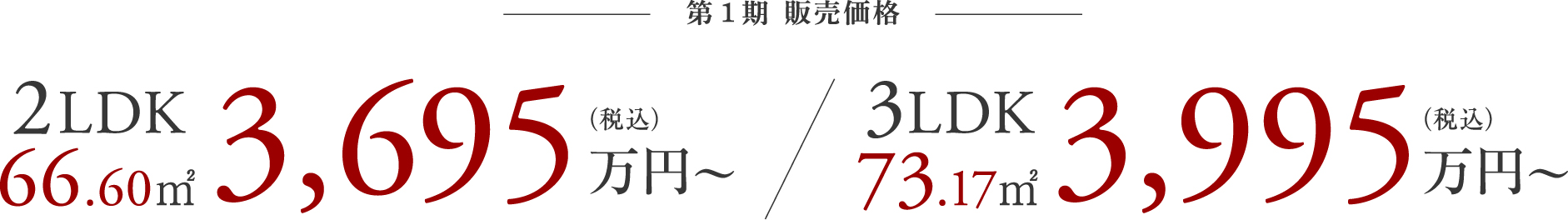 第1期販売価格